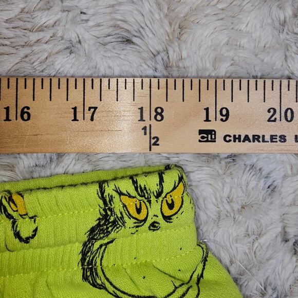 New with tags Grinch Sweatpants Lounge pants Size XL Drawstring Waist 15-18 - Picture 6 of 8